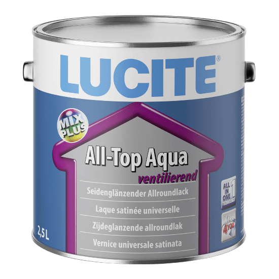 Lucite All-Top Aqua Satin
